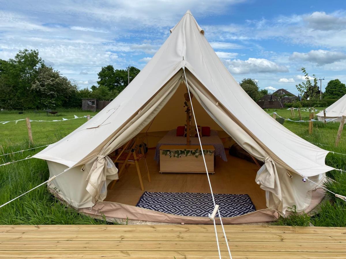 Honey Pod Farm Bell Tents Upton upon Severn Bagian luar foto