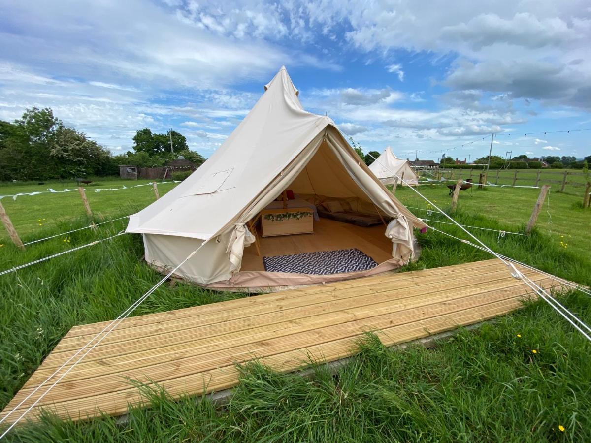 Honey Pod Farm Bell Tents Upton upon Severn Bagian luar foto